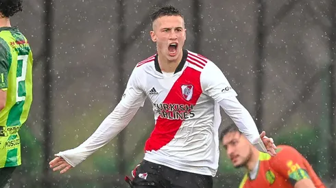 Manuel Guillén es el goleador de la Reserva de River con cuatro tantos.