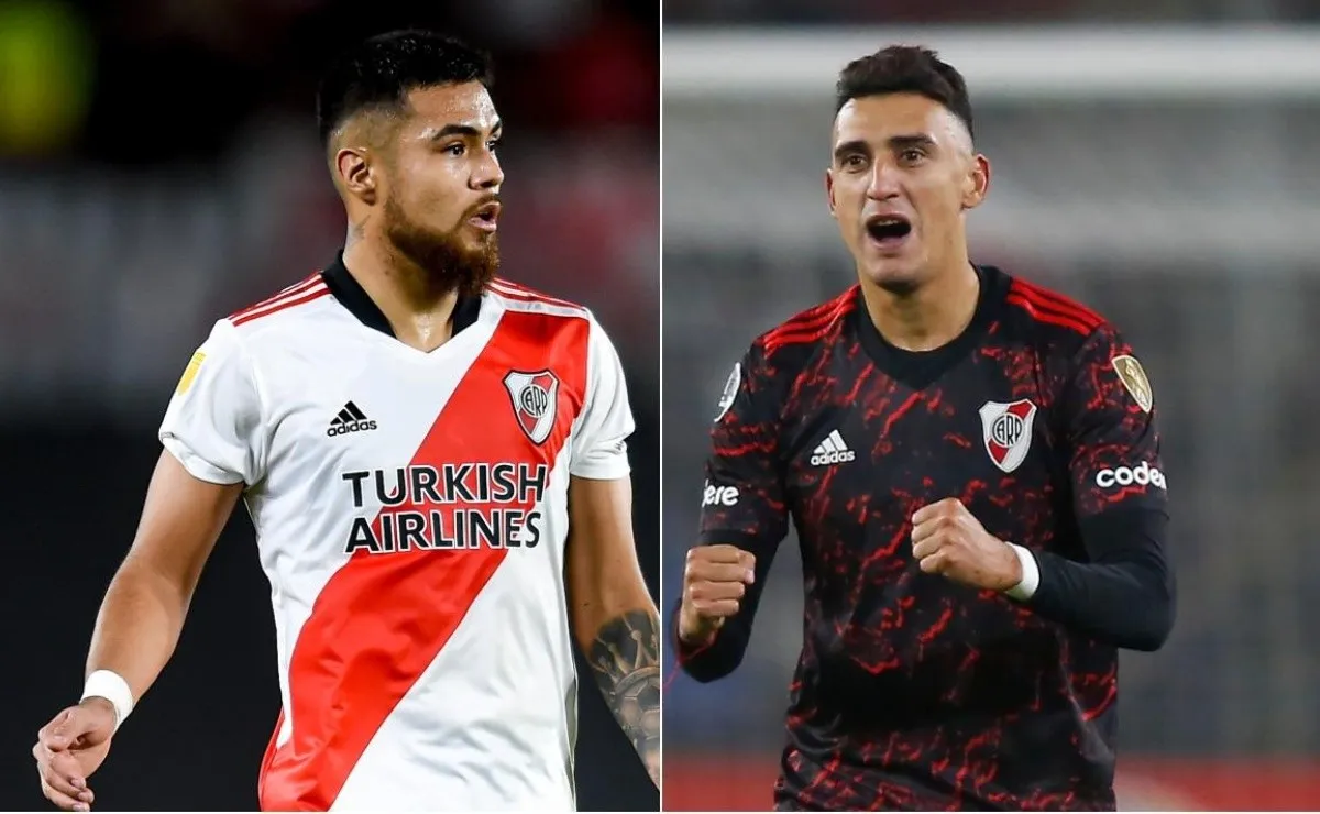 Paulo Díaz y Matías Suárez se recuperaron de sus lesiones y estarán disponibles para el duelo entre River y Sarmiento del próximo domingo.