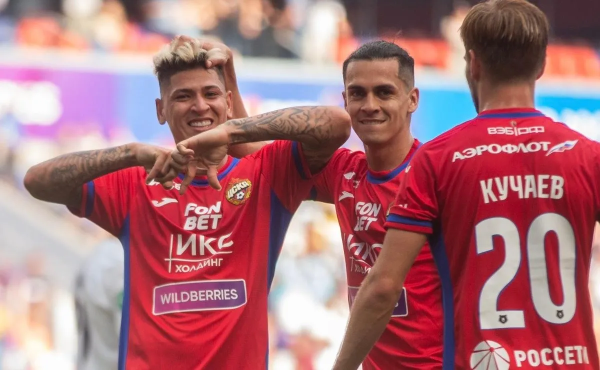 Sonrisa y festejo con dedicatoria para Carrascal en la victoria del CSKA.