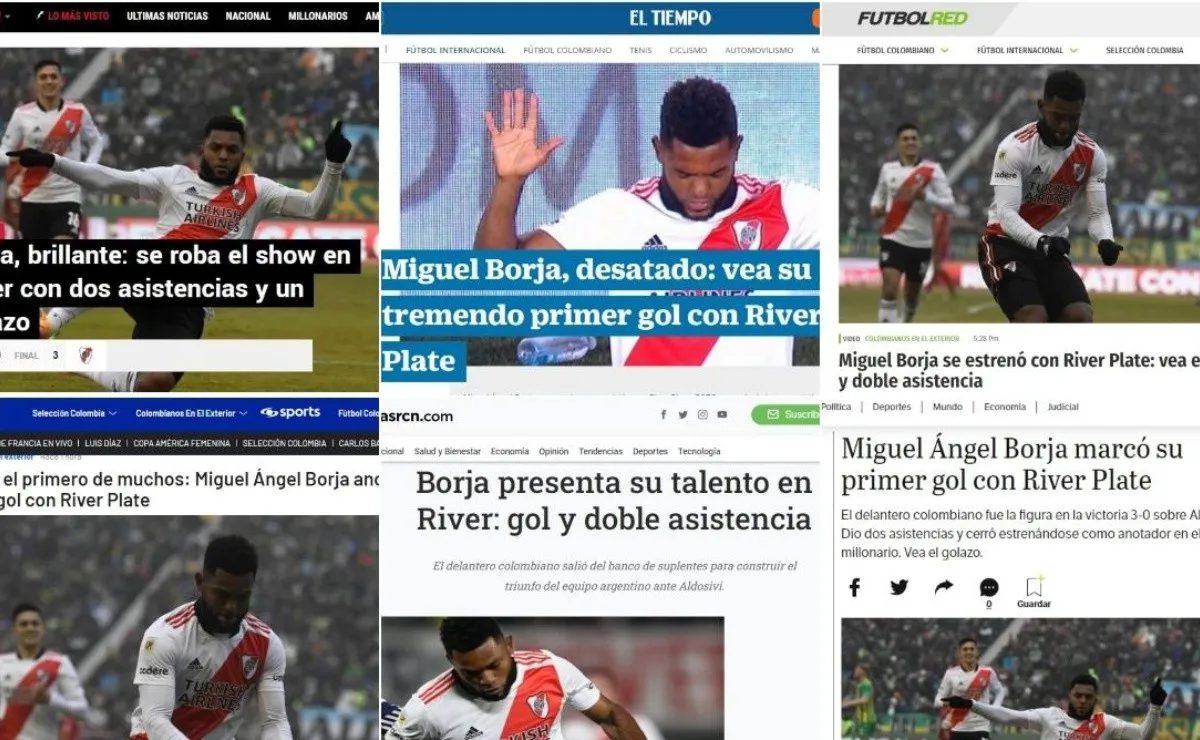 Todas las repercusiones de la gran actuación de Borja en los medios colombianos.