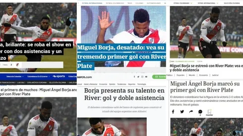 Todas las repercusiones de la gran actuación de Borja en los medios colombianos.