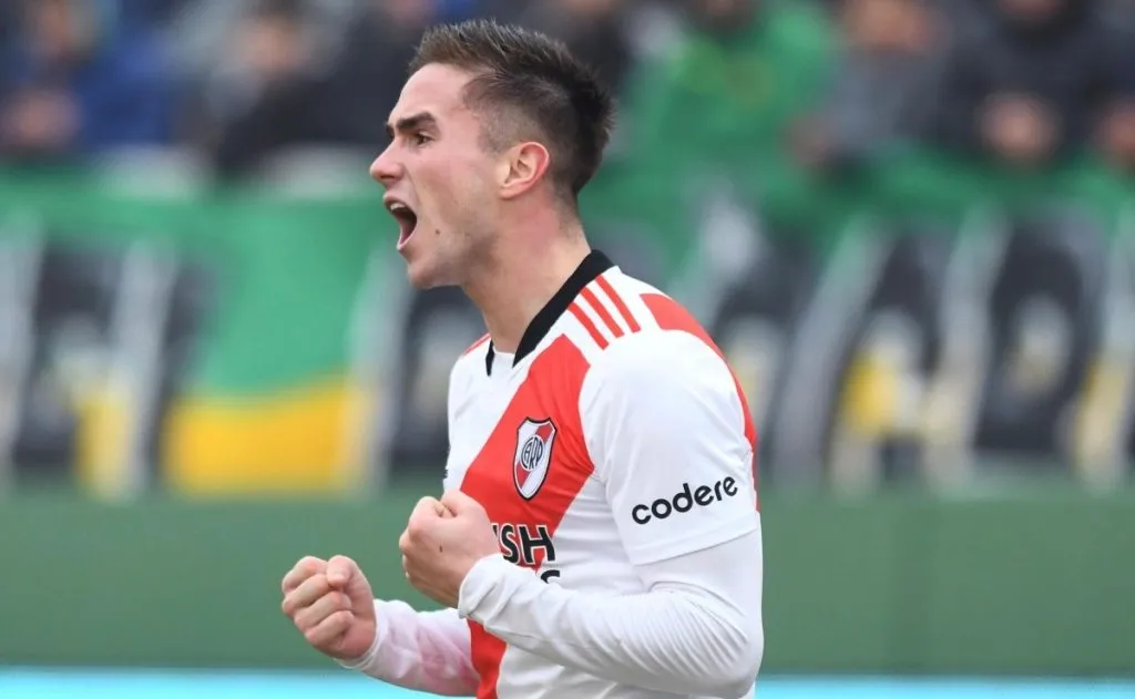 Palavecino disputó 136 partidos con la camiseta de River.