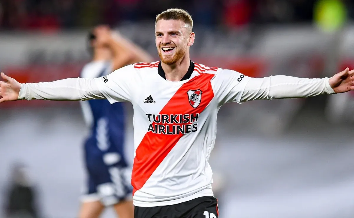 Lucas Beltrán convirtió su tercer gol con la camiseta de River.