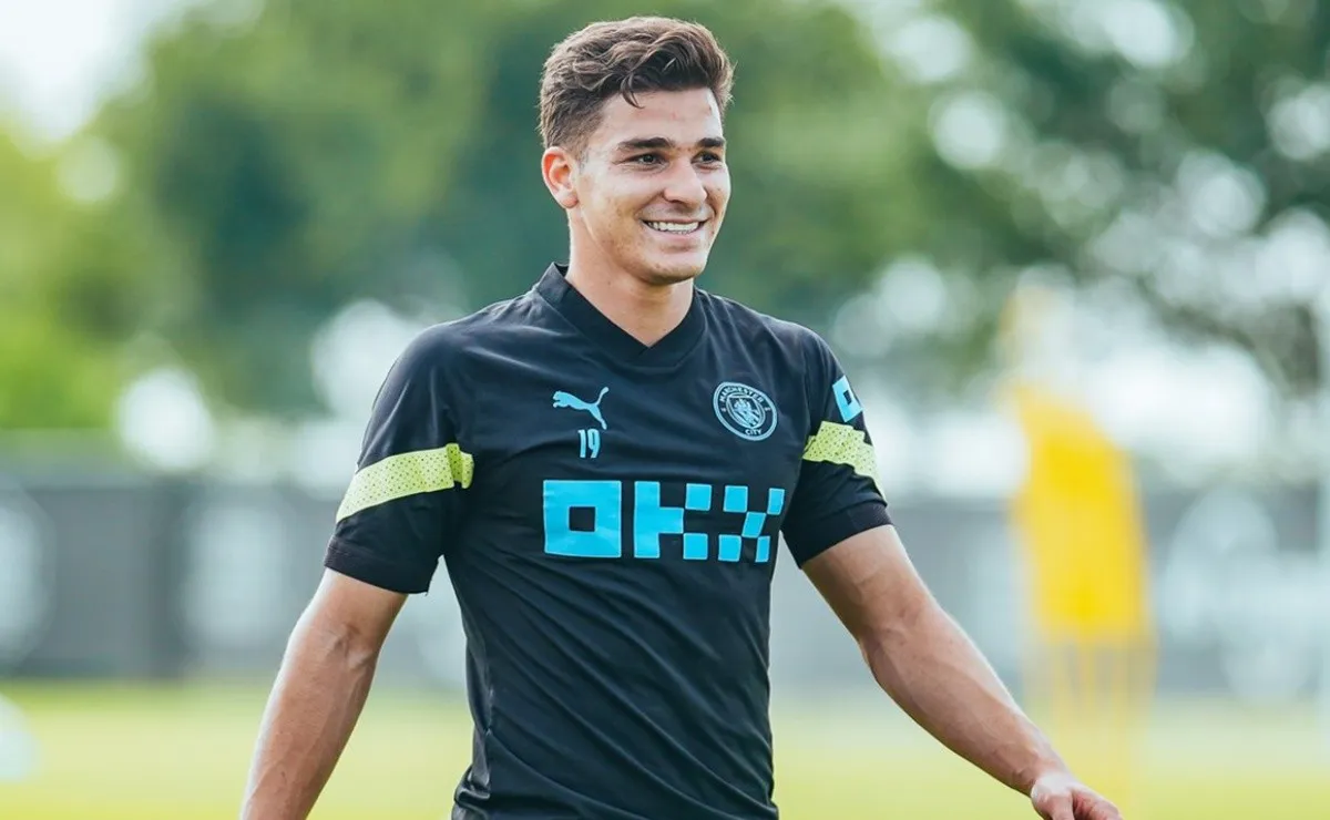Julián está listo para sumar sus primeros minutos en el Manchester City.