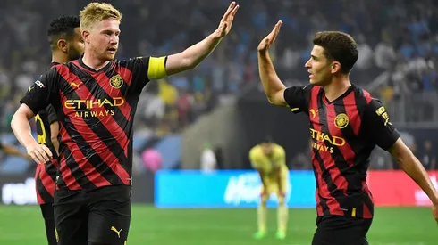 Kevin de Bruyne destacó el partido de Julián Álvarez contra el América y afirmó que no lo sorprendió su nivel porque ya lo había visto en los entrenamientos.