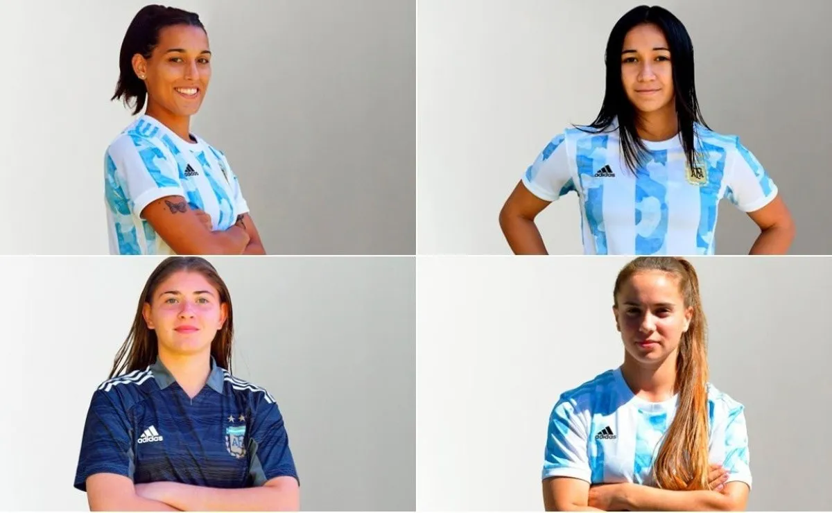 Las cuatro jugadoras de River que fueron citadas para representar a la Selección Argentina Sub 20 en el Torneo de La Alcudia.