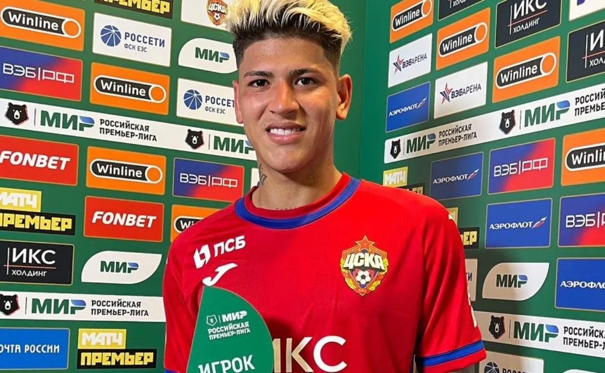 Jorge Carrascal fue elegido como figura del partido en el triunfo del CSKA