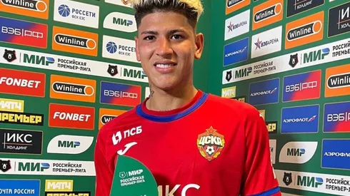 Jorge Carrascal fue elegido como figura del partido en el triunfo del CSKA