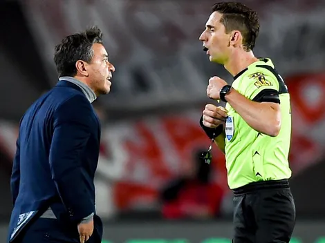 Gallardo muy caliente contra los árbitros: "no pueden errar por tanto"