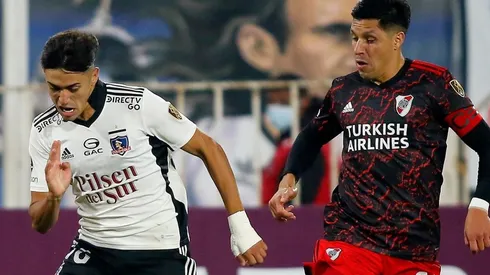 Solari enfrentó a River en esta edición con la camiseta de Colo Colo.