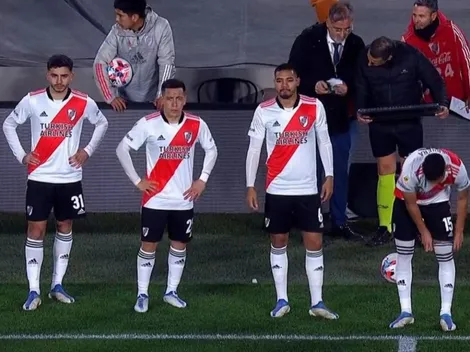 Nunca visto: Gallardo hizo cuatro cambios juntos