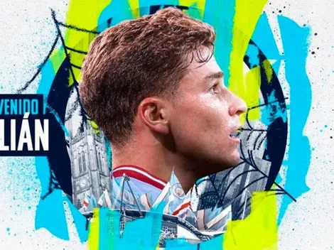 Manchester City le dio la bienvenida a Julián