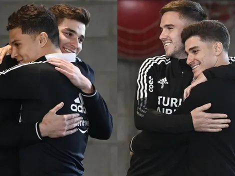 La emotiva despedida de Julián y el plantel