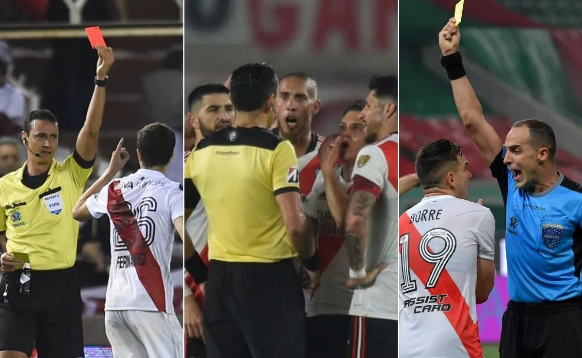 Las últimas eliminaciones de River y la mano del VAR