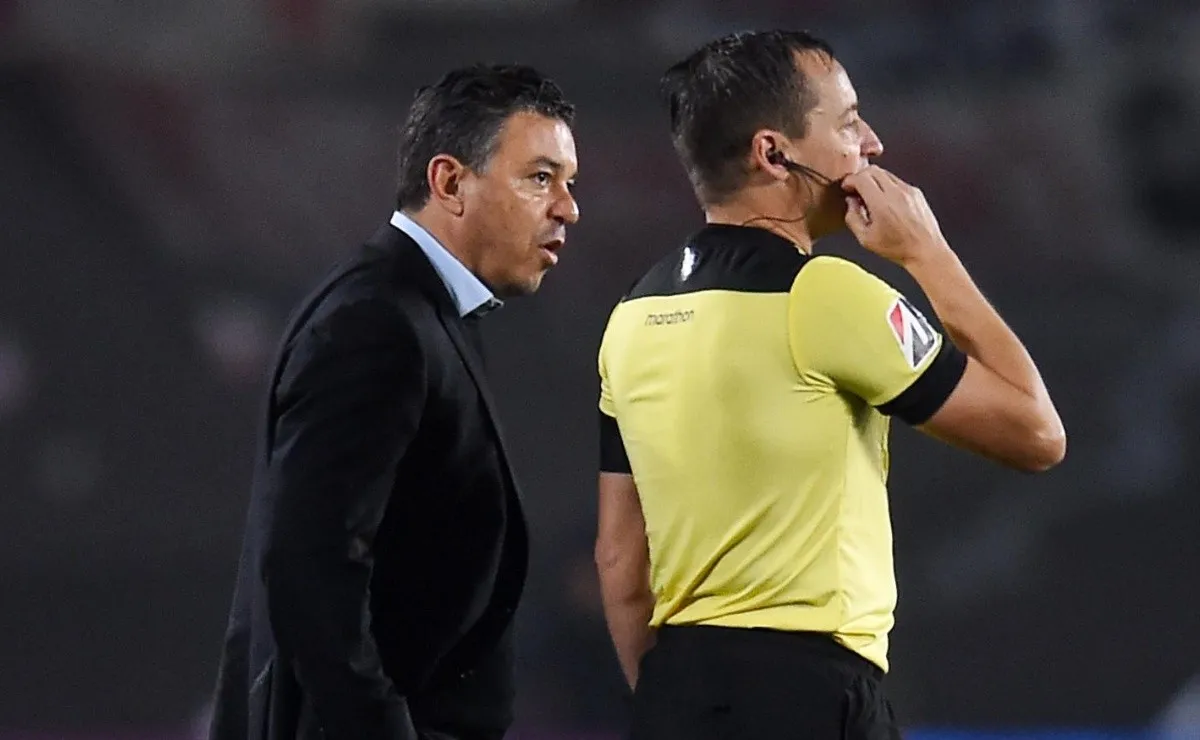 Marcelo Gallardo analizó el partido entre River y Vélez por la Copa Libertadores y fue crítico de la pésima actuación de Roberto Tobar y el VAR.