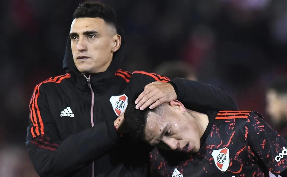 Matías Suárez seguramente vaya al banco de suplentes para el partido entre River y Vélez por la vuelta de los octavos de final de la Copa Libertadores.