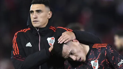 Matías Suárez seguramente vaya al banco de suplentes para el partido entre River y Vélez por la vuelta de los octavos de final de la Copa Libertadores.