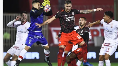 El Millonario enfrentó a Huracán por la sexta fecha de la Liga Profesional en Parque Patricios.