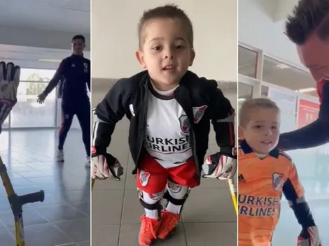 La Fundación River y otro pequeño hincha que cumplió su sueño