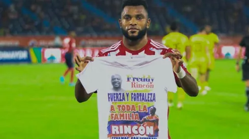 Miguel Ángel Borja, solidario con la familia del recordado Freddy Rincón.