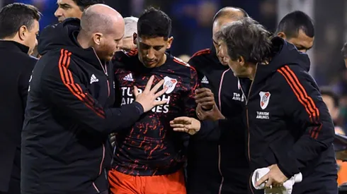 Aliendro no tuvo el debut que esperaba y solo pudo permanecer media hora en cancha.