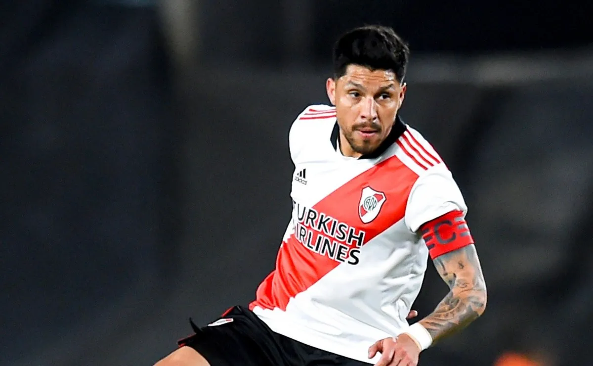 Enzo Pérez fue uno de los puntos más altos de River en el triunfo frente a Lanús.