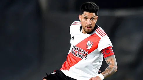 Enzo Pérez fue uno de los puntos más altos de River en el triunfo frente a Lanús.