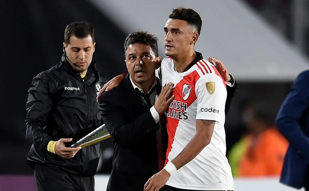 Gallardo fue optimista y cauto al mismo tiempo con respecto a la situación de Matías Suárez.