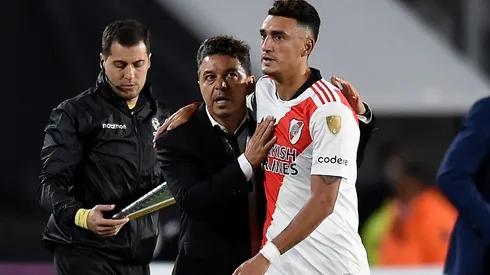 Gallardo fue optimista y cauto al mismo tiempo con respecto a la situación de Matías Suárez.