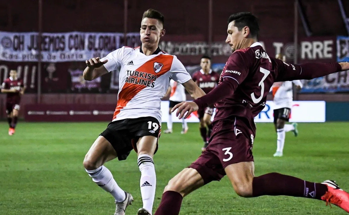 Seguí en vivo el partido entre River y Lanús por la Liga Profesional.
