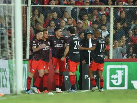 El gesto de Gallardo con el plantel después del primer triunfo