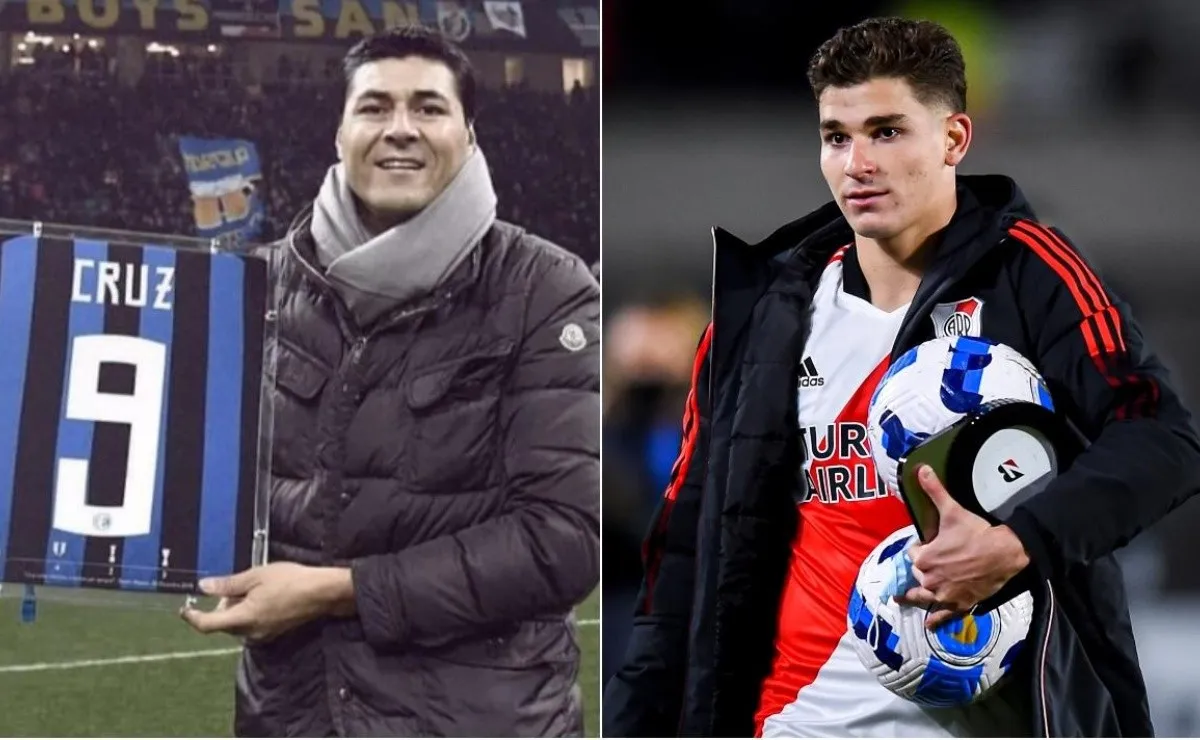 Julio Cruz llenó de elogios a Julián Álvarez y afirmó que si le va bien en Manchester City peleará por la titularidad con Lautaro Martínez para el Mundial.