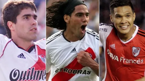 Ángel, Falcao y Teo, tres goleadores colombianos que hicieron historia en River.