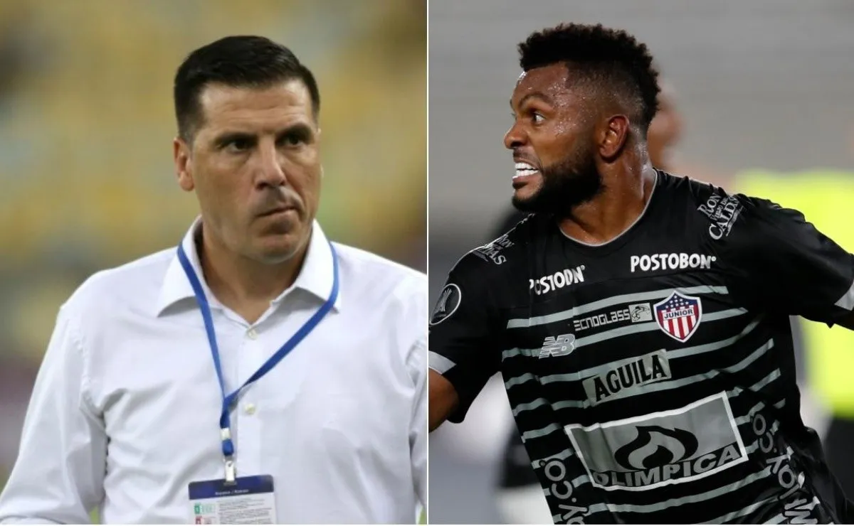 Juan Cruz Real, director técnico de Junior de Barranquilla, se refirió al traspaso de Miguel Ángel Borja a River.