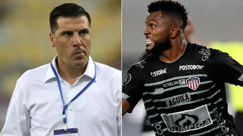 Juan Cruz Real, director técnico de Junior de Barranquilla, se refirió al traspaso de Miguel Ángel Borja a River.