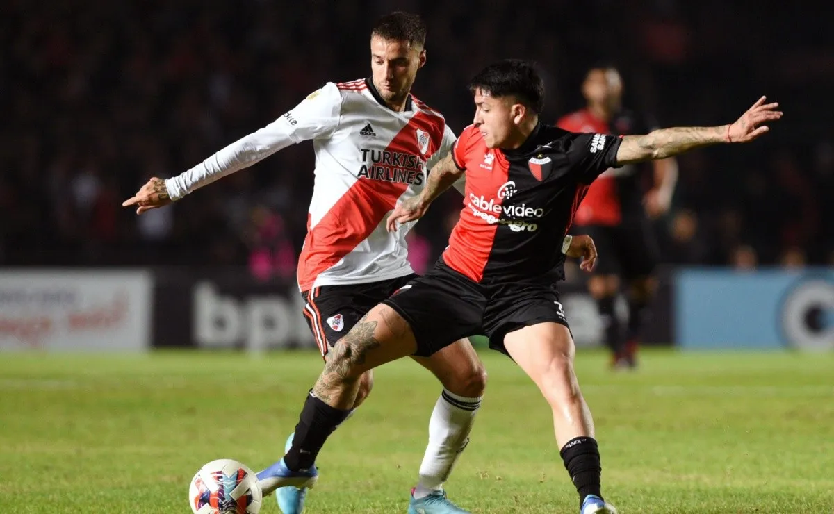River enfrentó a Colón en Santa Fe por la tercera jornada de la Liga Profesional.