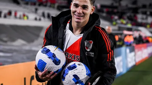 Julián Álvarez fue el protagonista del último gol de River.