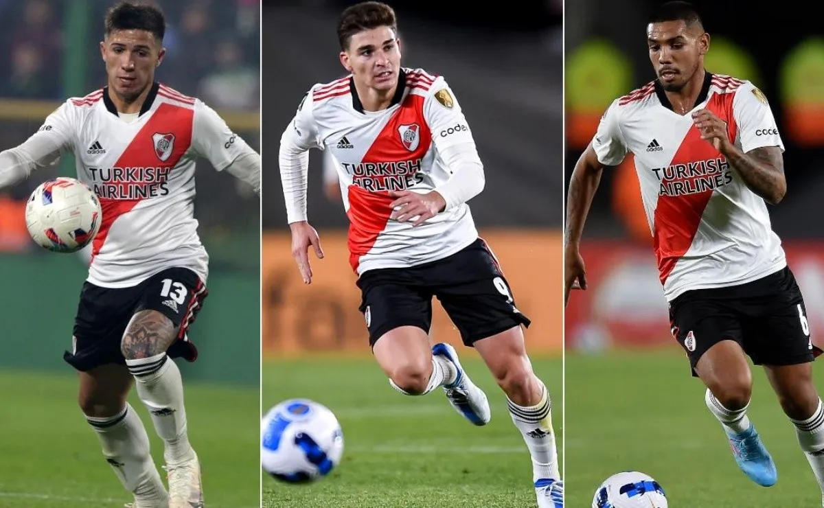 Tres futbolistas de River entre los más destacados por Conmebol.