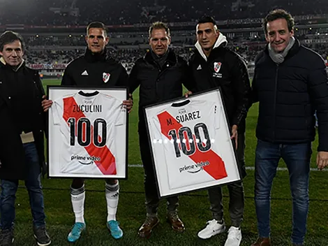 Suárez y Zuculini fueron homenajeados