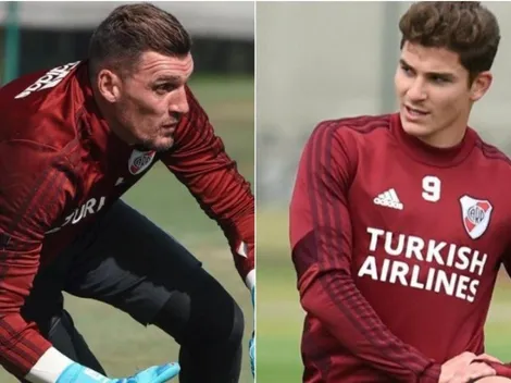 Armani y Álvarez no se presentaron a entrenar por un imponderable