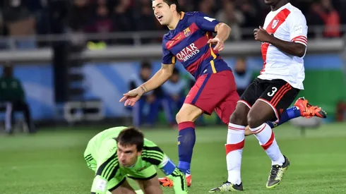 Luis Suárez la rompió en el Mundial de Clubes y marcó dos goles ante River