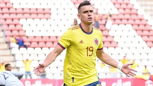 Rafa fue titular en Colombia y marcó el gol del triunfo.
