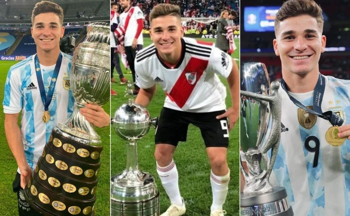 Julián ya dio vueltas olímpicas en el Bernabéu, el Maracaná y Wembley.