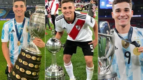 Julián ya dio vueltas olímpicas en el Bernabéu, el Maracaná y Wembley.