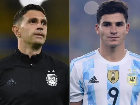 Dibu llenó de elogios a Julián y confesó en qué club quiere verlo jugar