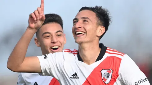 Federico Moreno marcó el primer gol de River en la victoria frente a Defensa y Justicia.