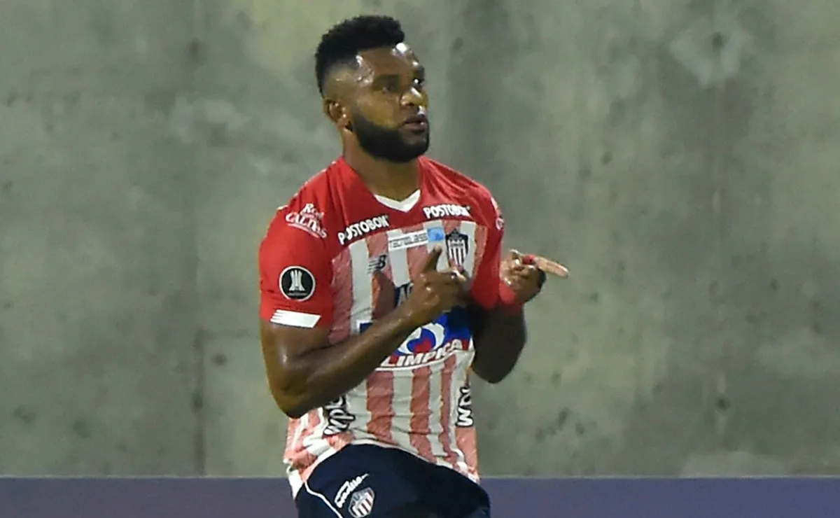Miguel Borja y una noche para el olvido en Junior de Barranquilla.