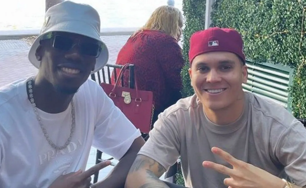 Juanfer y Pogba, el reencuentro de dos cracks.