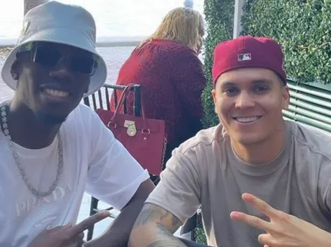 El motivo del encuentro entre Juanfer y Pogba