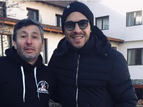 Enzo Pérez fue homenajeado en Bariloche